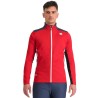 Performance jas Sportful Squadra 2024 tango rood / galaxy blauw